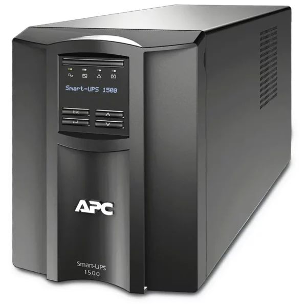 APC SMT1500I Smart-UPS, Line Interactive, 1500VA, Tower, 230V, 8x IEC C13 outlets, SmartSlot, AVR, LCD