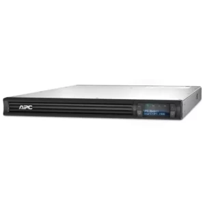 APC SMT1500RMI1U Smart-UPS, Line Interactive, 1500VA, Rackmount 1U, 230V, 4x IEC C13 outlets, SmartSlot, AVR, LCD