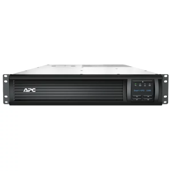 APC SMT2200RMI2U Smart-UPS, Line Interactive, 2200VA, Rackmount 2U, 230V, 8x IEC C13+1x IEC C19 outlets, SmartSlot, AVR, LCD