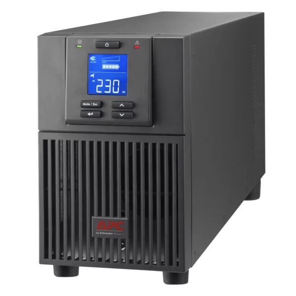 APC SRV2KI-E Easy UPS On-Line, 2000VA/1800W, Tower, 230V, 4x IEC C13 outlets, Intelligent Card Slot, LCD
