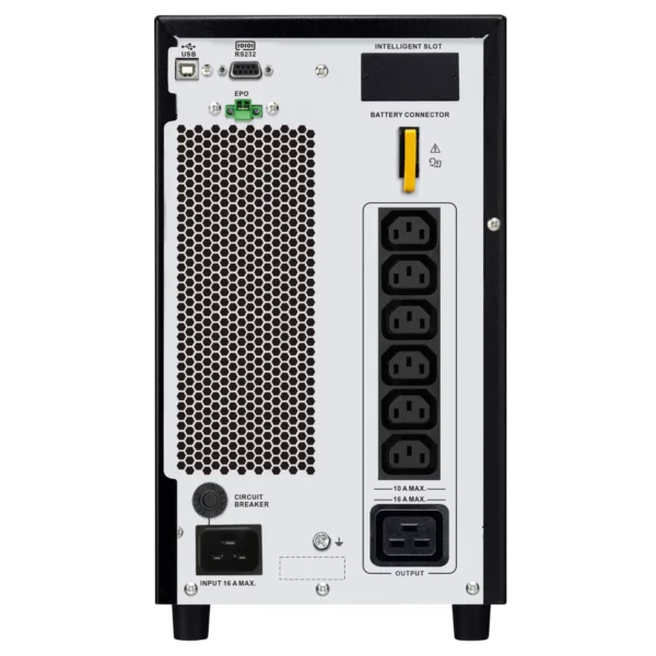 APC SRV3KI-E Easy UPS Rear view of Connectors