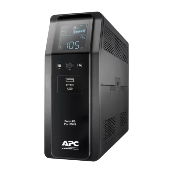 APC BR1200SI Back-UPS Pro, 1200VA/720W, Tower, 230V, 8x IEC C13 outlets